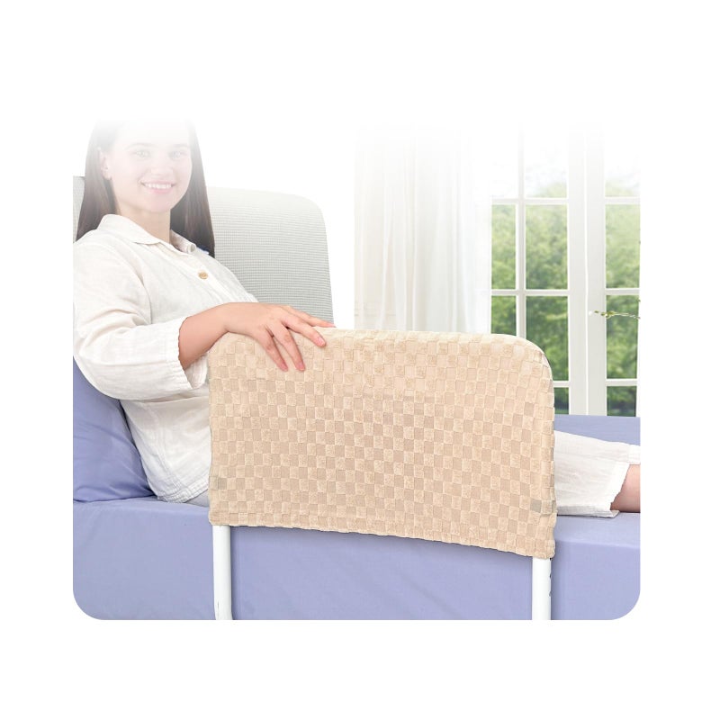 Mybow Bed Rail Cover, Small Bed Railing Cover, Hospital Bed Rail Covers - No Padded, Short Bedside Rail Protector Cover for Elderly Adults Safety